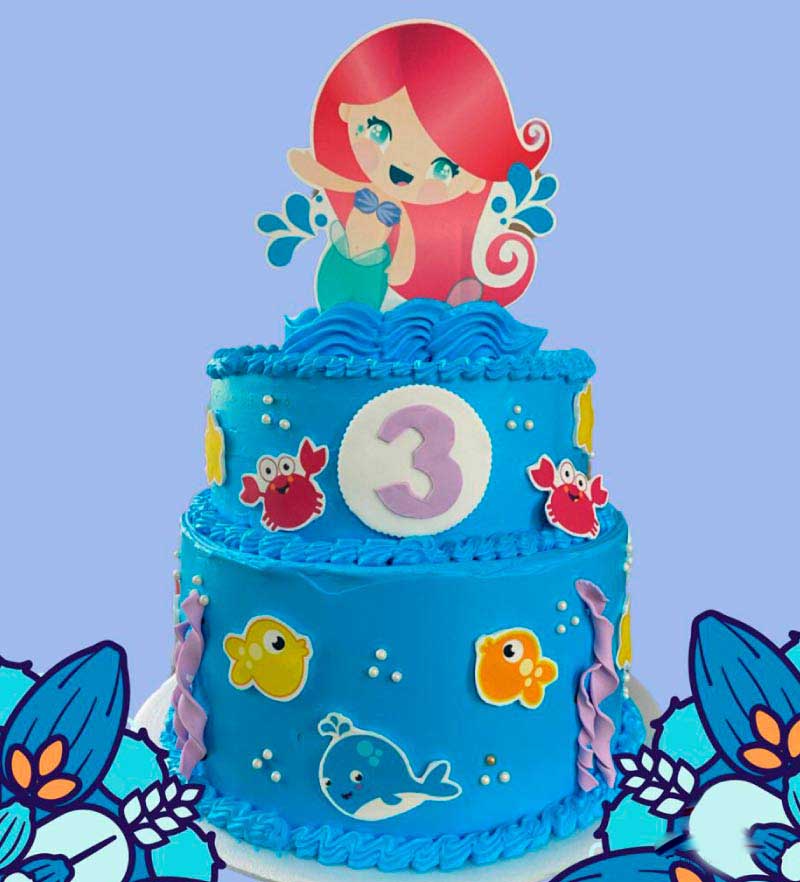 Torta la sirenita Torta la sirenita