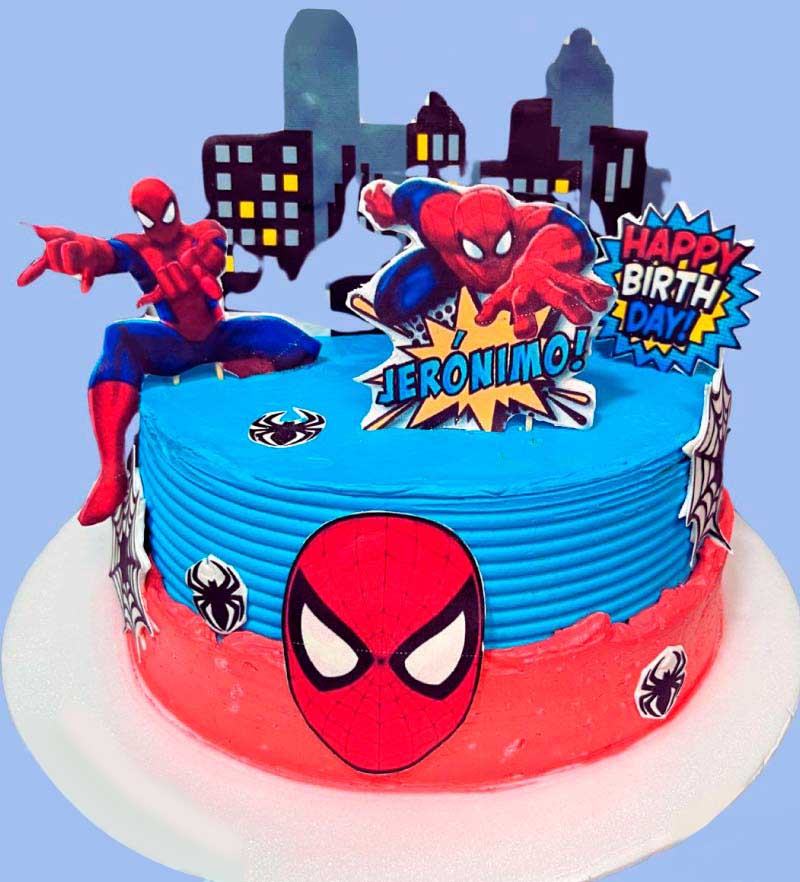 Torta hombre araña Torta hombre araña